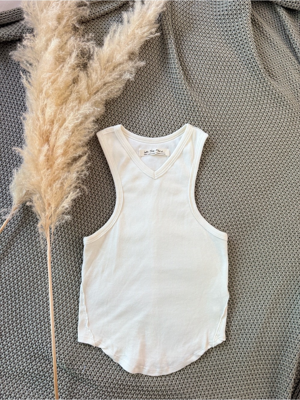 Free People Ribbed Tank Top | Size Small | Like New